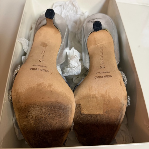 Silver Women's Heels - Picture 3 of 4